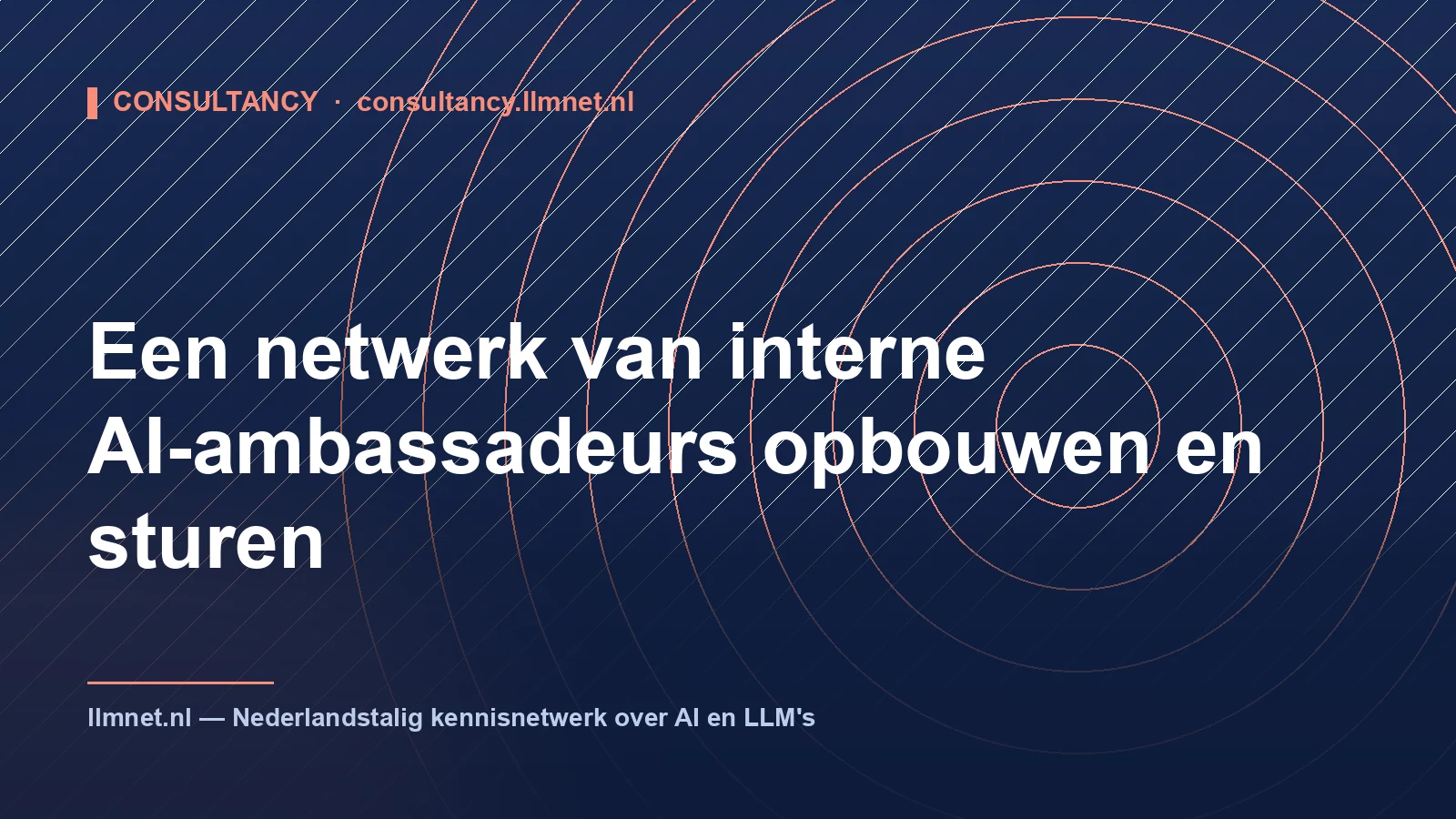 Illustratie: Interne AI-ambassadeurs opbouwen en sturen