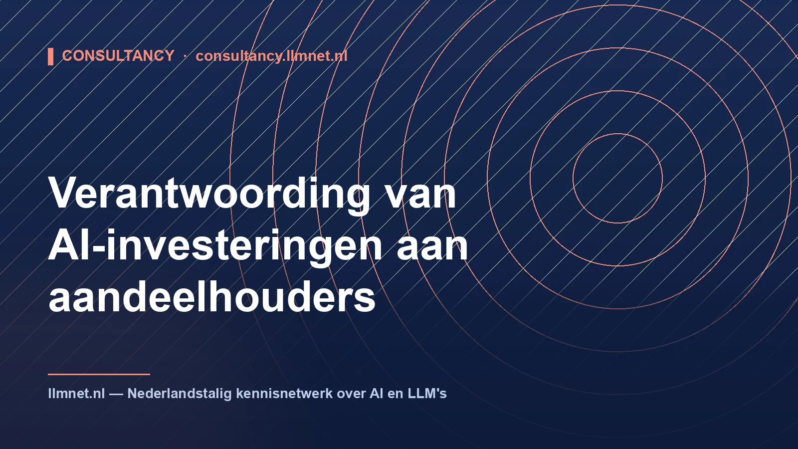 Illustratie: Verantwoording van AI-investeringen aan aandeelhouders
